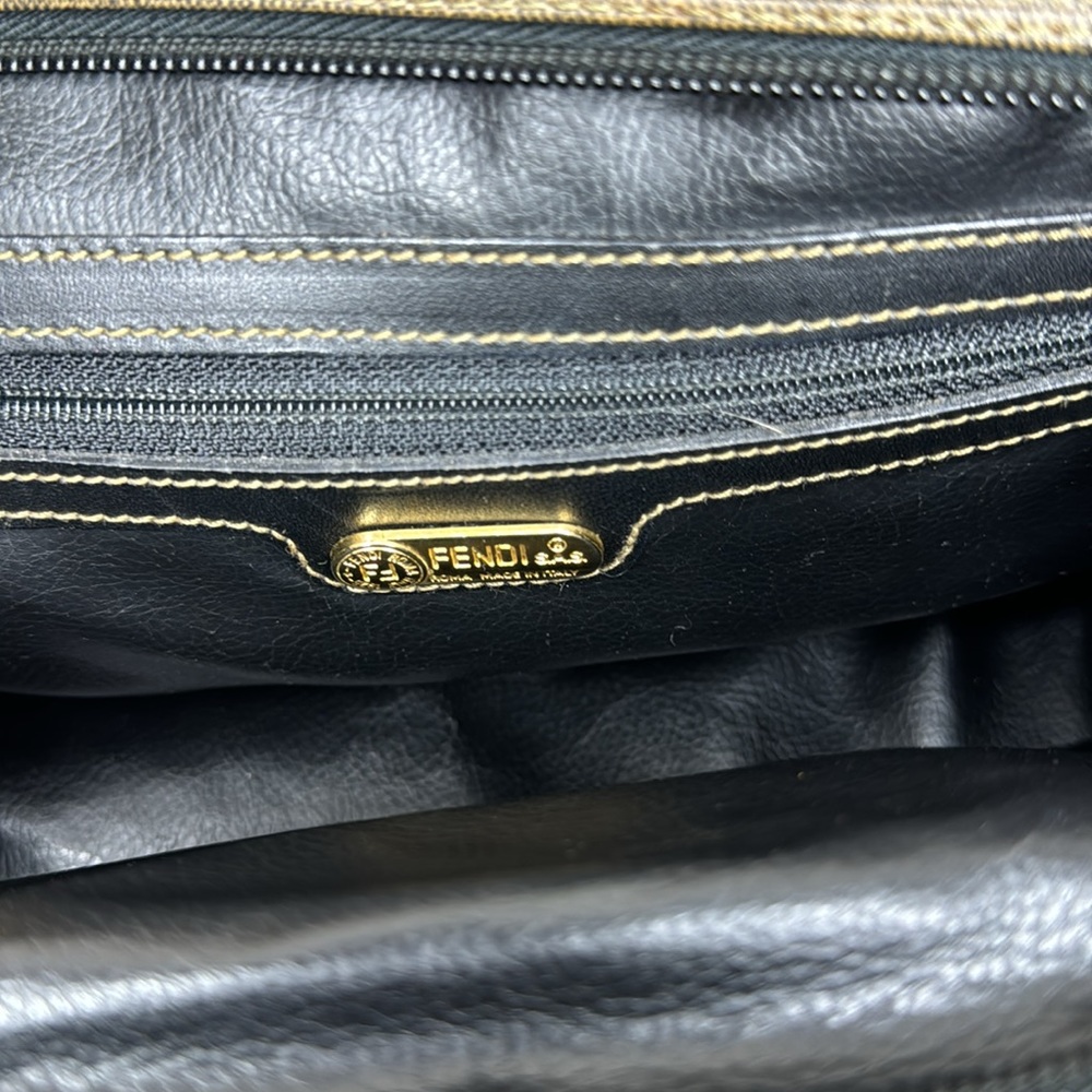 FENDI 2Way Vintage 80’s Satchel - Picture 8 of 13
